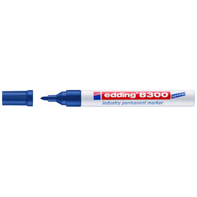 edding - 8300 Industrie Permanentmarker blau