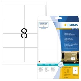 HERMA - Folienetikett 8331 99,1x67,7mm weiß 200er-Pack