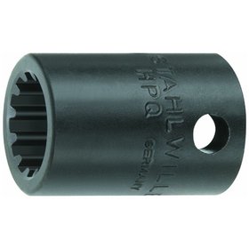 STAHLWILLE® - 3/8" (10mm) Steckschlüsseleinsatz Spline SW.7/16" L.28mm