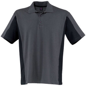 Kübler - Polo Shirt 5019 anthrazit/schwarz, Größe XS