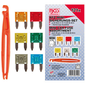 BGS - Kfz-Sicherungs-Sortiment MINI 121-teilig