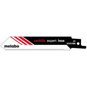 metabo® - 2 Säbelsägeblätter "expert inox" 115 x 1,25 mm, HM, 1,4 mm/ 18 TPI (631817000)