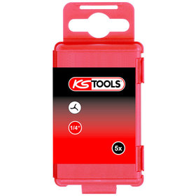 KSTOOLS® - 1/4" Bit TRIWING, 75mm, #4, 5er Pack