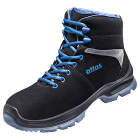 atlas® - Sicherheitsstiefel ERGO-MED 805 XP ESD S3 Weite 10, schwarz/königsblau 87300, Größe 47