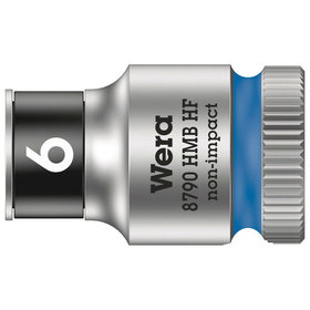 Wera® - Stecks. 8790 HMB HF 6kt. innen Haltef. Farbcodierung 10mm / 3/8" SW6x29mm