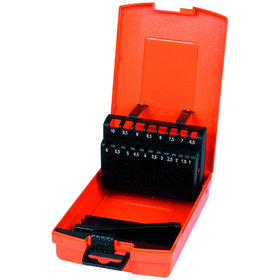PROJAHN - Kassette Kunststoff 19-teilig 1-10mm Farbe orange
