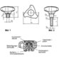 HALDER - Dreistern-Drehmomentgriffe/mit Schraube | d1=80 mm / d3=M10 / l=40 mm | 24711.0508