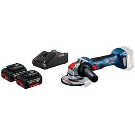 Bosch - Akku-Winkelschleifer GWX 18V-7 mit 2x Akku GBA 18V 4.0Ah in L-BOXX