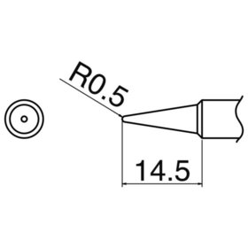 Hakko - Lötspitze Serie T18, Format B