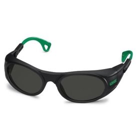 uvex - Schweißerschutzbrille 9116 infradur grau SS 4 schwarz/grün