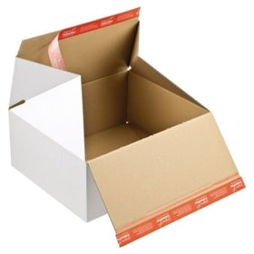 ColomPac® - Versandkarton Premium CP155.255 sk Blitzbodenkarton weiß