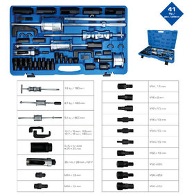 Brilliant Tools - Injektor-Auszieher-Satz, 41-teilig