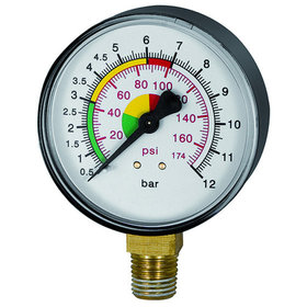 RIEGLER® - Manometer ø 63mm, ungeeicht, Anschluss unten