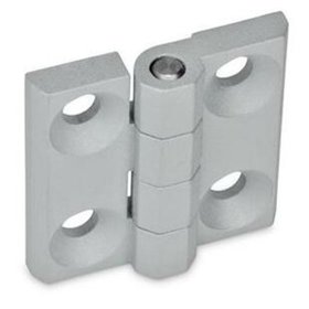 Ganter Norm® - 237-ZD-40-40-A-SR Scharniere, Zink-Druckguss / Aluminium