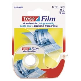 tesa® - Klebefilm 57912 7,5m x 12mm inkl. Einwegabroller auf Karte