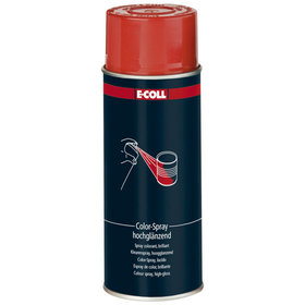 E-COLL - Buntlack Colorspray hochglänzend Alkydharz 400ml Spraydose feuerrot