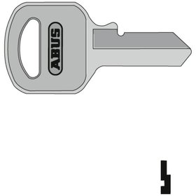 ABUS - Schlüsselrohling, 55/35, halbrund, Messing neusilber
