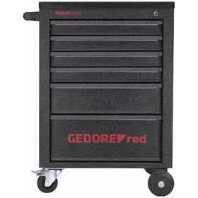 GEDORE - R21562002 Werkzeugsatz im Werkstattwagen MECHANIC schwarz 166-teilig