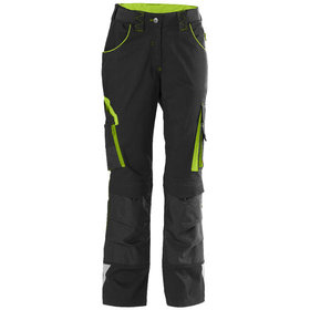 FORTIS AS - Damen-Bundhose 24, schwarz/hellgrün, Größe 46