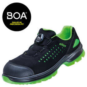 atlas® - Sicherheitshalbschuh SL 920 BOA green 2.0, S1 ESD, W10, Größe 44