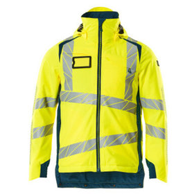 MASCOT® - Winterjacke ACCELERATE SAFE, hi-vis Gelb/Dunkelpetroleum, Größe 2XL