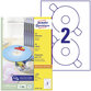 AVERY™ Zweckform - L6043-100 CD-Etiketten ClassicSize, A4, Ø 117 mm, 100 Bogen/200 Etiketten, weiß