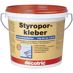 decotric® - Styroporkleber 1kg gebrauchsfertig