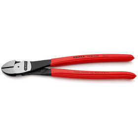 KNIPEX® - Kraft-Seitenschneider schwarz atramentiert, mit Kunststoff überzogen 250 mm 7401250