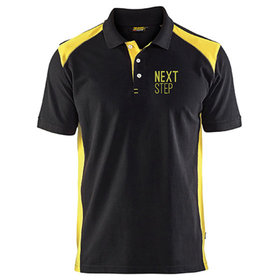 atlas® - PROFI POLO-SHIRT schwarz/gelb, Größe L