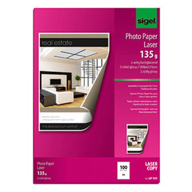 sigel® - Fotopapier LP141 DIN A4 135g hochweiß 100 Blatt/Packung