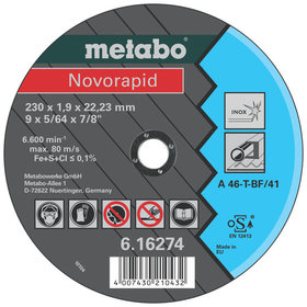 metabo® - Novorapid 180x1,5x22,23 Inox