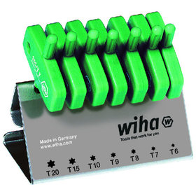 Wiha® - Schraubendreher-Set 365 VB für TORX® 7-teilig im Metallständer T6 - T20