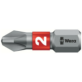 Wera® - Bit Kreuzschlitz Phillips® 851/1 BTZ PH 6,3mm / 1/4" PH2x25mm