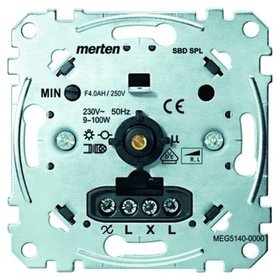 merten - Dimmer Dreh/Druckkn 20-100W indukt UP