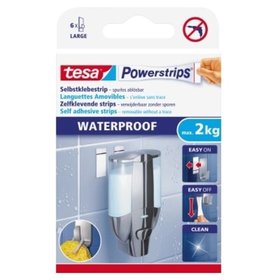 tesa® - Powerstrips Waterproof Large Inh. 6 Stück