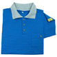 WETEC - ESD-Polo-Shirt, mit grauem Kragen, 4XL, blau