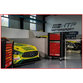 KSTOOLS® - PERFORMANCEplus P10 SCHWARZ/ROT Werkstattwagen mit 8 Schubladen
