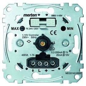merten - Lichtregel-Potentiometer UP 1-10V 1,7A Dreh/Druckkn 230V 20mA