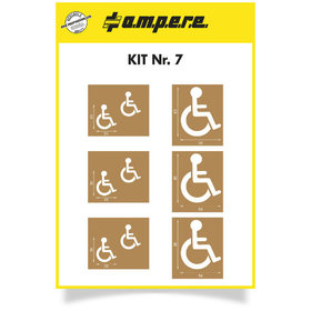 a.m.p.e.r.e® - Schablonen KIT Nr. 7 -6 Schablonen