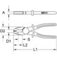 KSTOOLS® - Kunststoff-Kombizange mit Schutzisolierung, 200mm