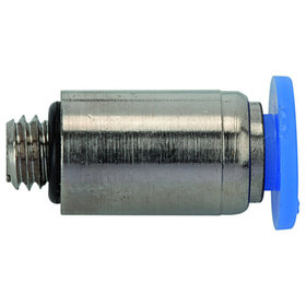 RIEGLER® - Gerade Steck-Einschraubverschraubung KS/MS Blaue Serie mini G1/8 Schlauch 4mm