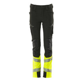 MASCOT® - Hose ACCELERATE SAFE für Kinder Schwarz/Hi-vis Gelb 19979-311-0917, Größe 164