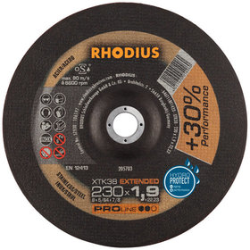RHODIUS - Trennscheibe XTK38 230x1,9mm gekröpft
