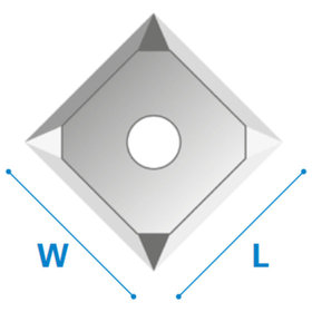 Briani - Wendemesser Vollhartmetall Schneide Z4 Art. 513 901.295.09.05