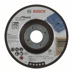 Bosch - Schruppscheibe gekröpft Best for Metal A 2430 T BF, 115 x 22,23 x 7mm (2608603532)