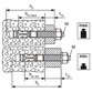 fischer - Bolzenanker FAZ II, Stahl galv. verzinkt 12/160