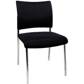 Topstar® - Besucher-Stuhl Visit10 mit Polster, schwarz