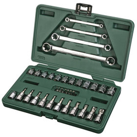 SATA - Steckschlüssel Garnitur 1/4"+ 3/8" 35-tlg. TORX