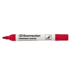 Soennecken - Permanentmarker 3104 4mm Rundspitze rot