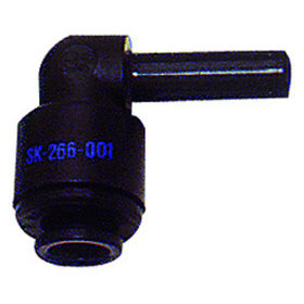RIEGLER® - Einsteck-Winkelverbinder POM, Stutzen 4mm, Schlauch-Außen-Ø 4